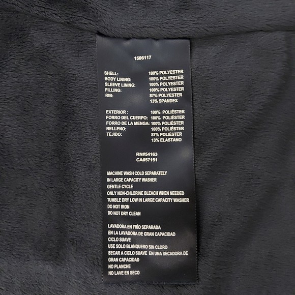 Tommy Hilfiger Jacket Womens Medium Navy Hooded Soft Shell Fleece Lined - Picture 12 of 12